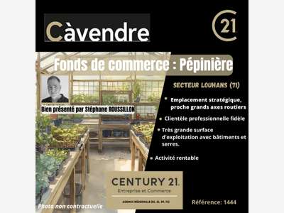 Vente entreprise pépinière secteur Louhannais