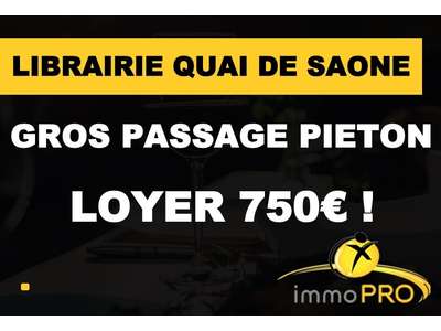 Vente Librairie - Papeterie à Lyon 1er