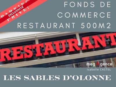 A vendre FDC restauration aux Sables D'Olonne