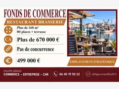 A vendre bar restaurant Saint-Gilles-Croix-De-Vie