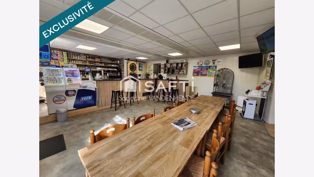 A vendre bar restaurant 140m² à Urcel empl strat