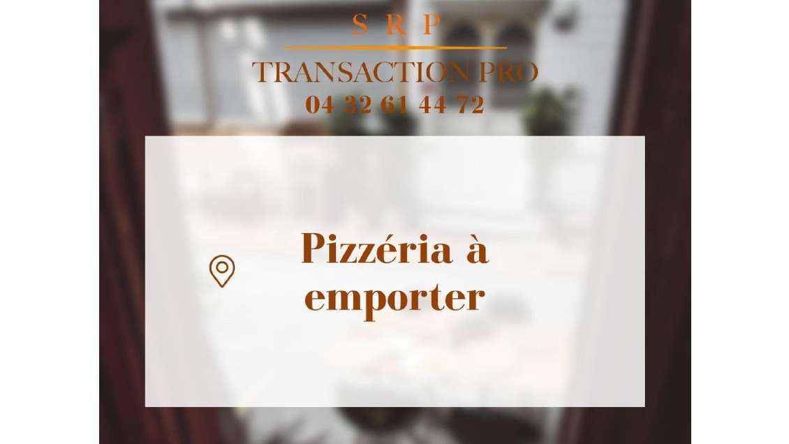 A vendre pizzeria sur place et emporter Vaucluse