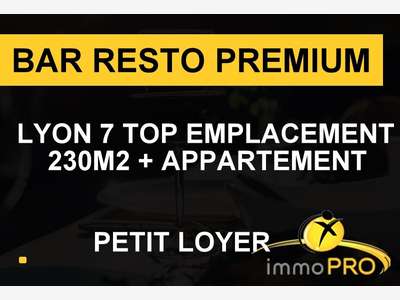 Vente bar restaurant emplacement prémium à Lyon 7