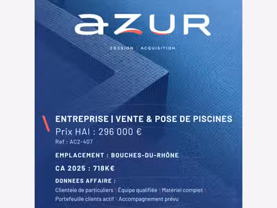 VENTE Entreprise de second œuvre