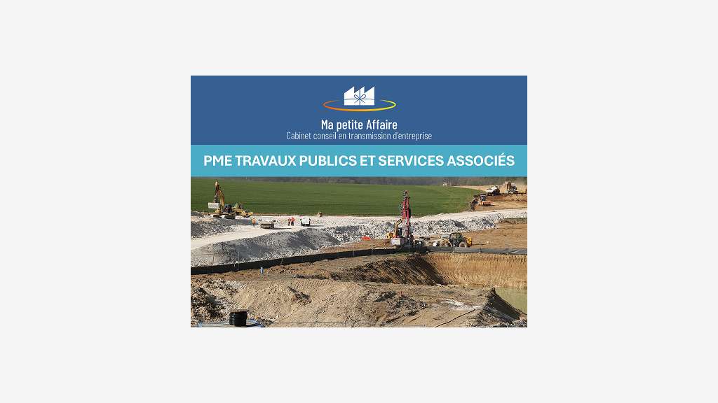 Vente PME travaux publics et services associés
