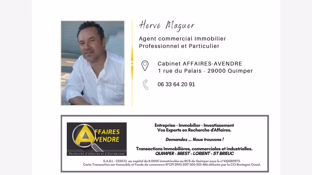 AV PME electricite générale région Quimper  