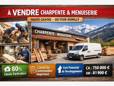 FDC charpente & menuiserie à vendre à Rumilly