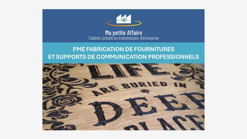 Fabrication supports communication professionnels