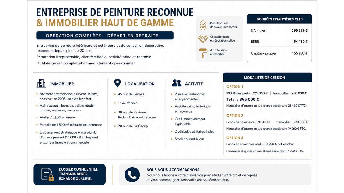 AV entreprise de peinture & immobilier à Rennes