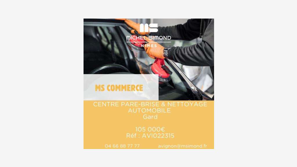 Vente centre pare-brise sous enseigne - Gard