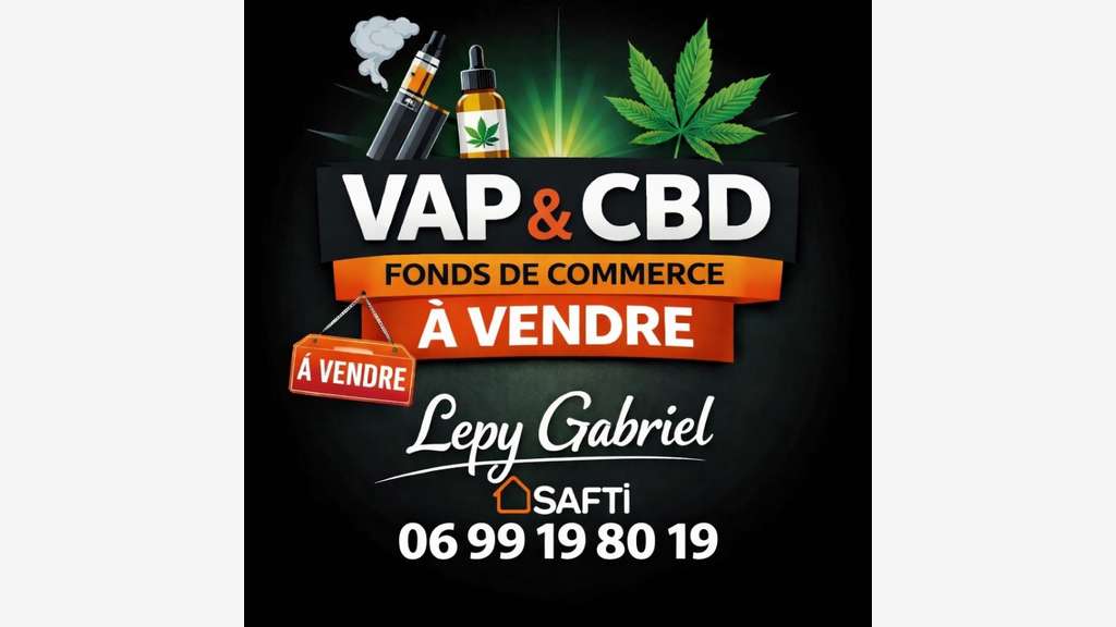 FDC Bar à vape / CBD à vendre Livarot-Pays-D'Auge