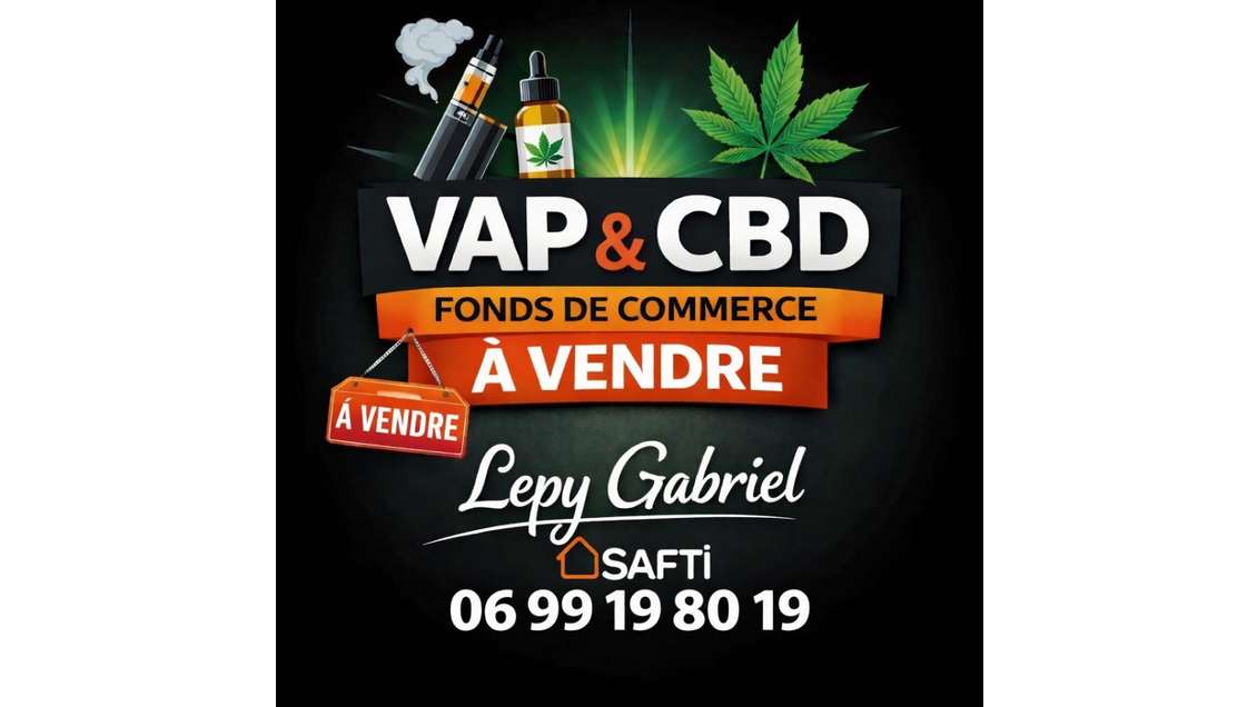 FDC Bar à vape / CBD à vendre Livarot-Pays-D'Auge