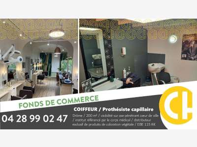Vente FDC coiffeur prothesiste capillaire Drôme