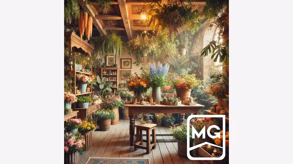 Vente magasin de fleurs rue commerçante en Savoie