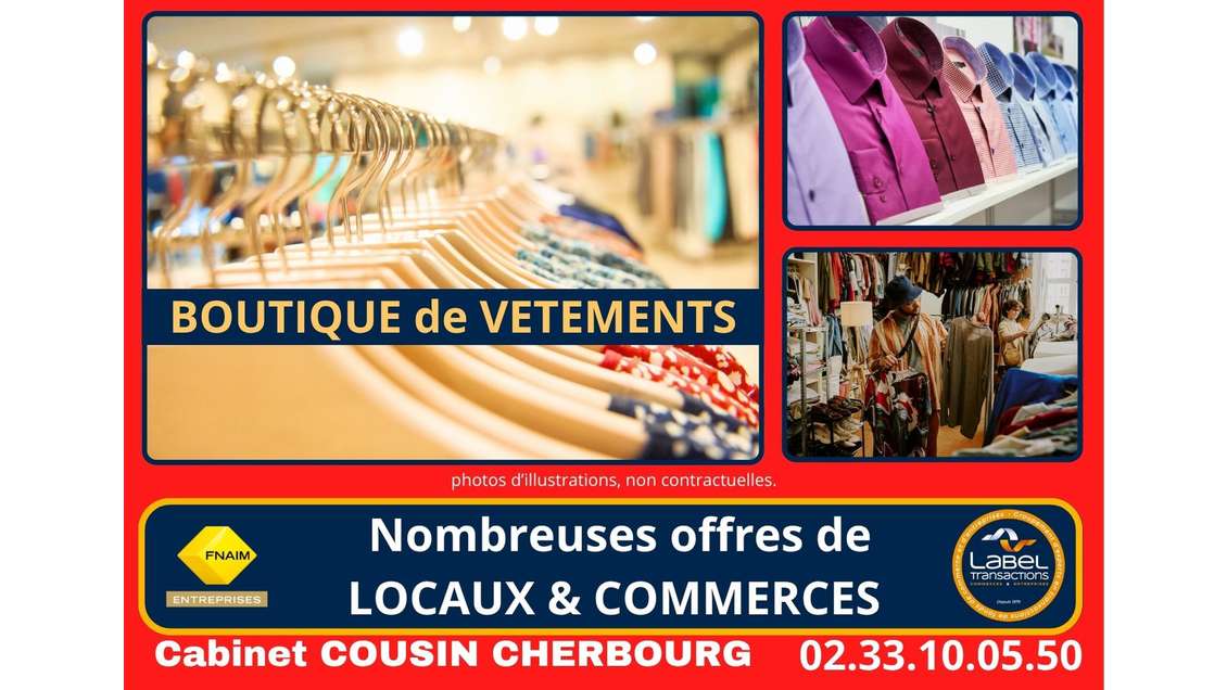 AV FDC prêt à porter hommes Cherbourg en Cotentin