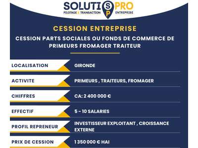 Vente Alimentation en Gironde