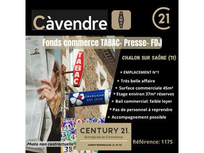 Vente Tabac - Presse - Loto à Chalon-sur-Saône