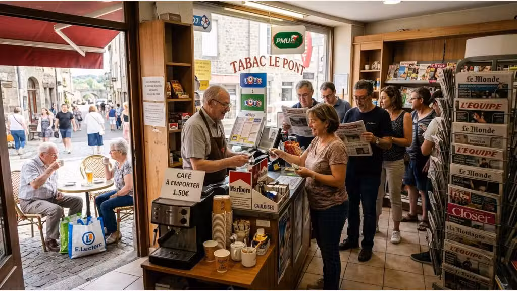 Vente FDC tabac presse FDJ proche Pont du Château