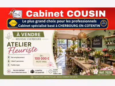 Vente FDC fleuriste à Cherbourg en Cotentin centre
