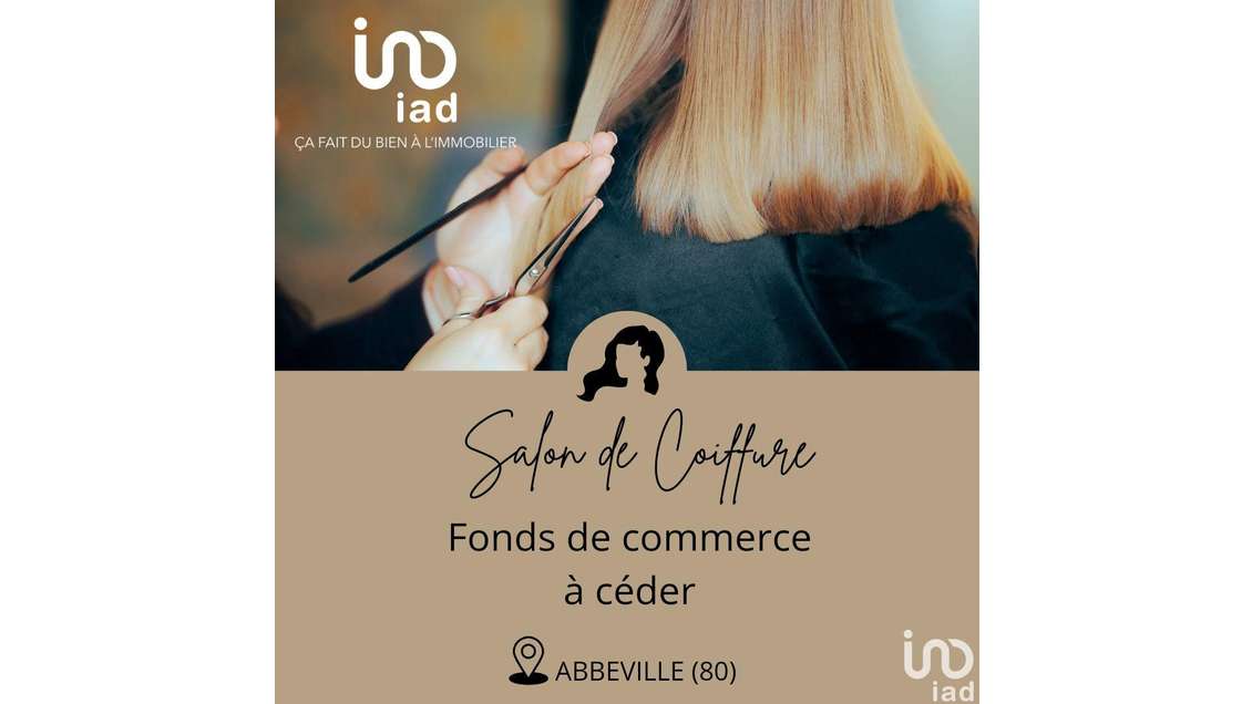 Vente salon de coiffure proche centre d'Abbeville