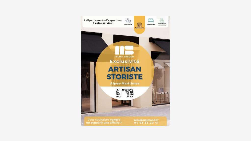 Exclusivité ! Nente storiste Alpes-Maritimes (06)