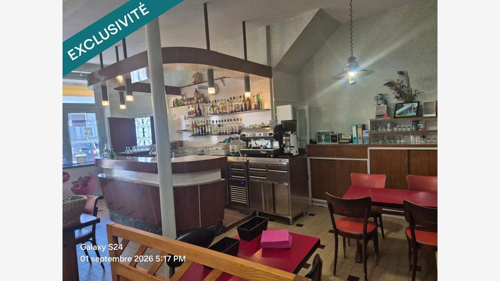 Vente FDC bar café restauration à Ambert centre 