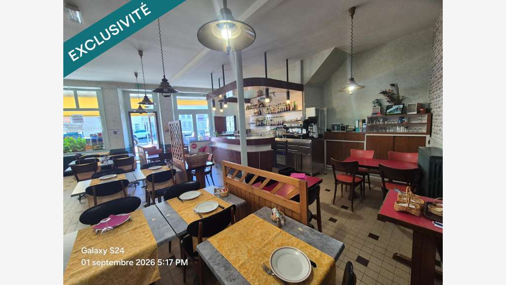 Vente FDC bar café restauration à Ambert centre 