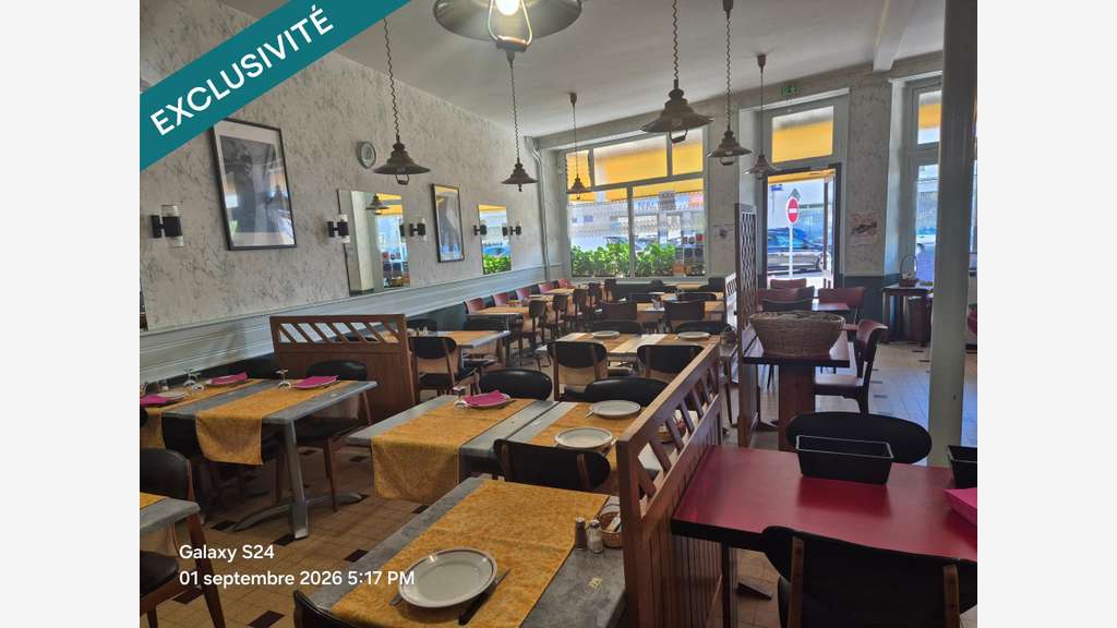 Vente FDC bar café restauration à Ambert centre 