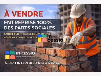 Entreprise du bâtiment à vendre à Arnage