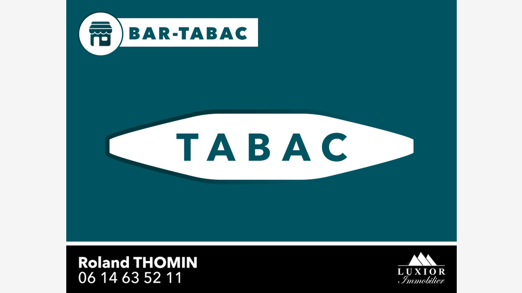 Vend bar tabac jeux sur littoral Finistère Sud