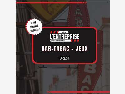 Vente FDC bar tabac loto aux normes en Finistère