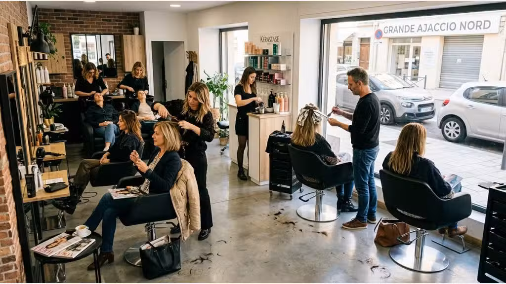 Vente salon de coiffure grand Ajaccio Nord