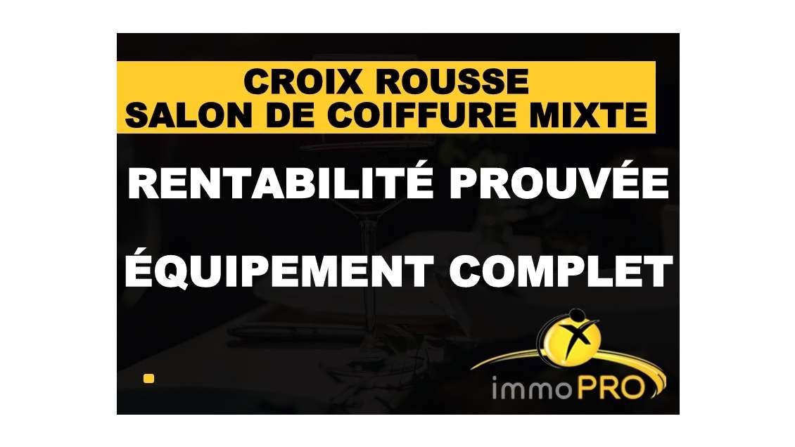 Vente salon de coiffure dans quartier de Lyon