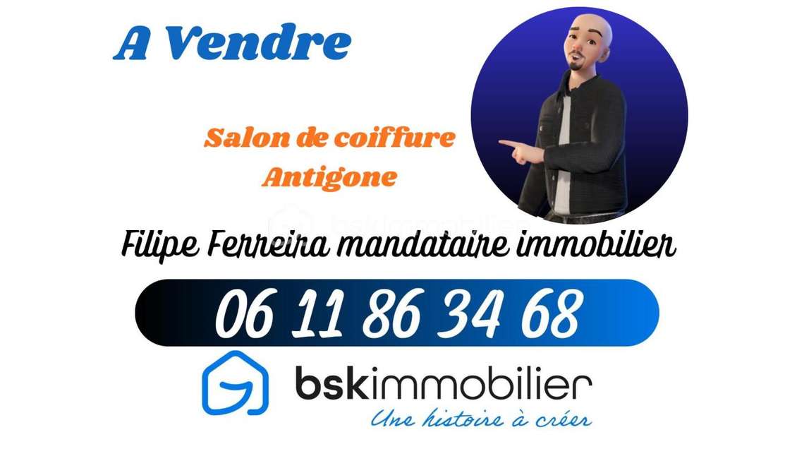 A vendre salon de coiffure à Montpellier Antigone