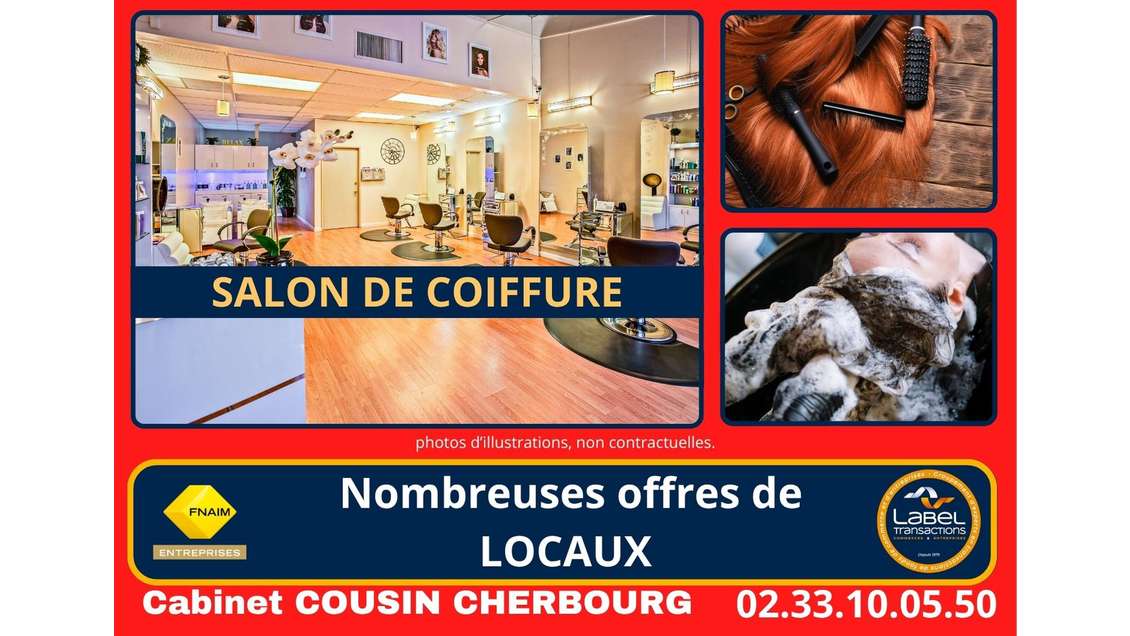 Vente salon de coiffure sur Saint Vaast La Hougue