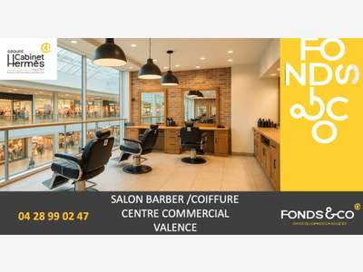 AV salon barber réputé centre commercial Valence