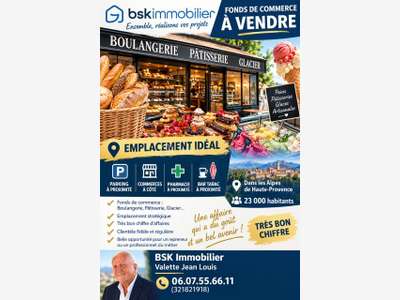 Vente FDC boulangerie très réputée sur Manosque