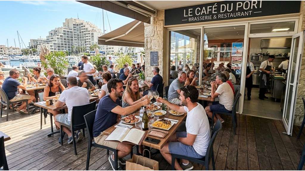 A vendre brasserie terrasse à la Grande Motte