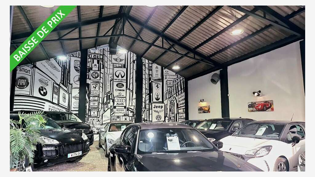 Vente garage négoce auto sur axe majeur à Cagnes