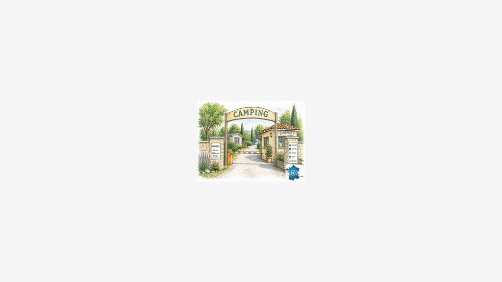 Vente camping 4 **** murs et FDC dans le Gard