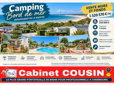Vente camping en bord de mer dans la Manche