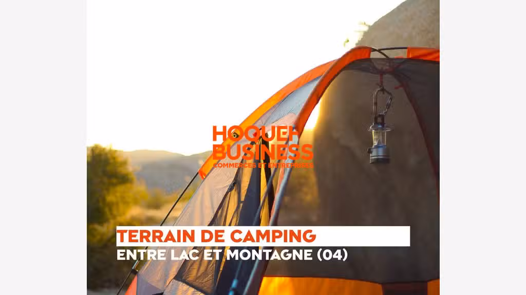 A vendre camping nature entre lac et montagne 04