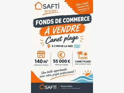 Vente fonds de commerce À Canet-en-Roussillon