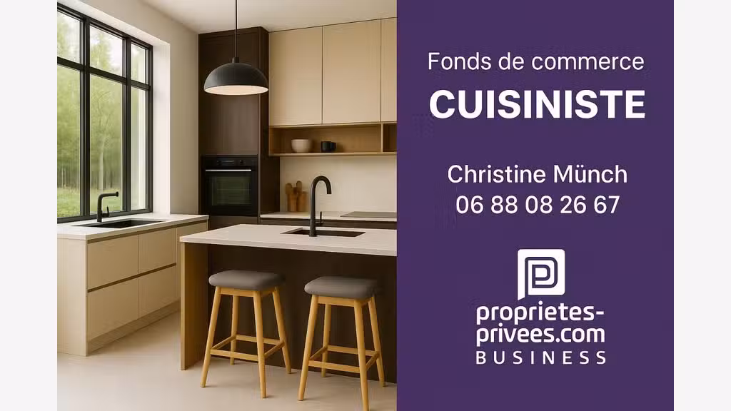 Vente fonds de commerce cuisiniste secteur Osny