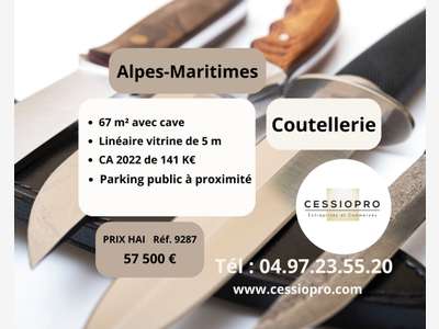 Vend FDC coutellerie dept Alpes Maritimes