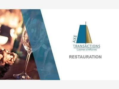 Restaurant à vendre en centre ville Indre et Loire