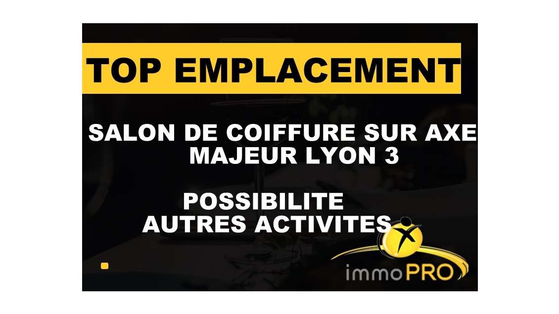 Vente fonds de commerce salon de coiffure à Lyon