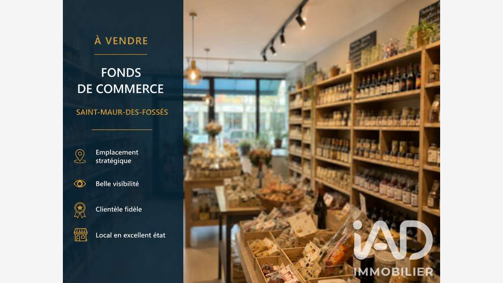 Vente FDC traiteur 40m² à Saint-Maur-des-Fossés