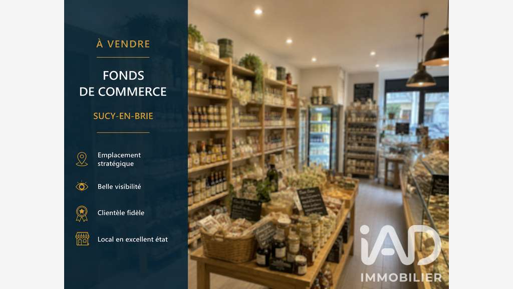 Vente commerce de 50m² à Sucy-en-Brie centre ville