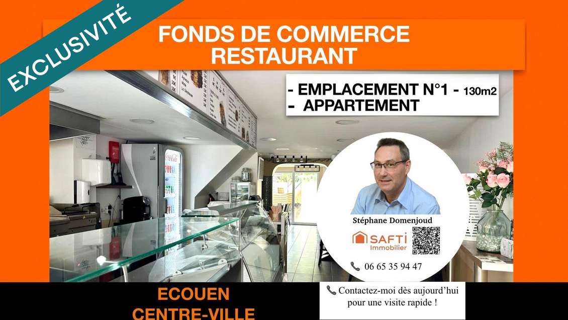 Vente restaurant avec logement et terrasses Ecouen